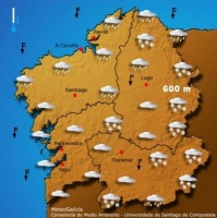 Predicción para este sábado á tarde / MeteoGalicia