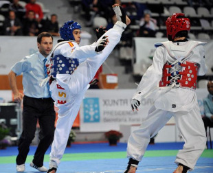 Raúl Bouzas, nun momento do combate