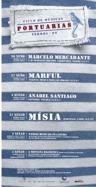 Cartaz do Ciclo de Músicas Portuarias