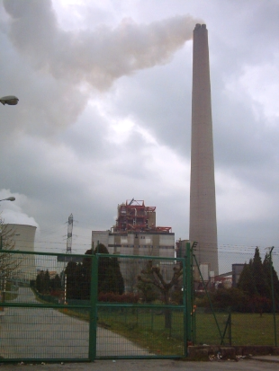 A térmica de Endesa nas Pontes