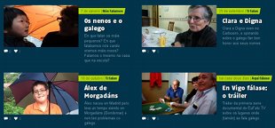 Algúns dos vídeos incluídos na web Eufalo.tv