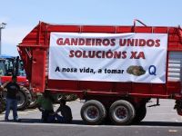 Gandeiros na tractorada de xuño