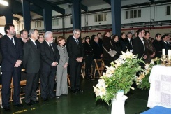 Funeral por un dos mariñeiros afogados