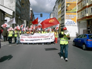 A marcha foi convocada por UXT e CIG