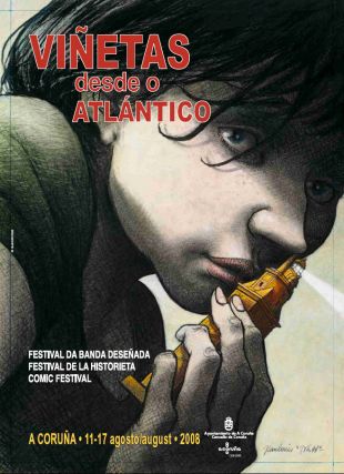 Cartaz do Salón do Cómic 2008